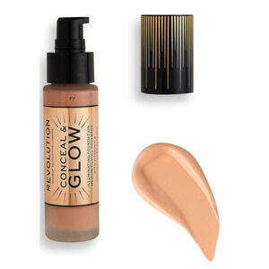 Makeup Revolution Conceal & Glow Foundation F7 NIB Sealed